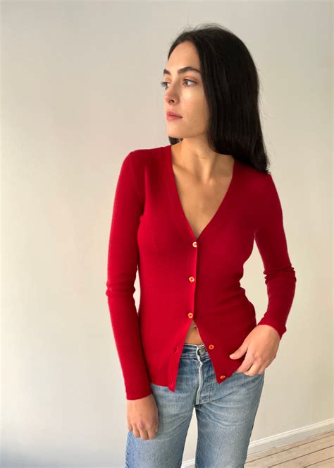 vintage prada cardigan